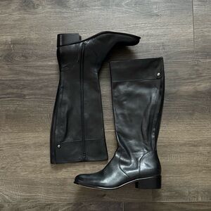Corso Como black leather knee-high tall boots NWT (139.97)